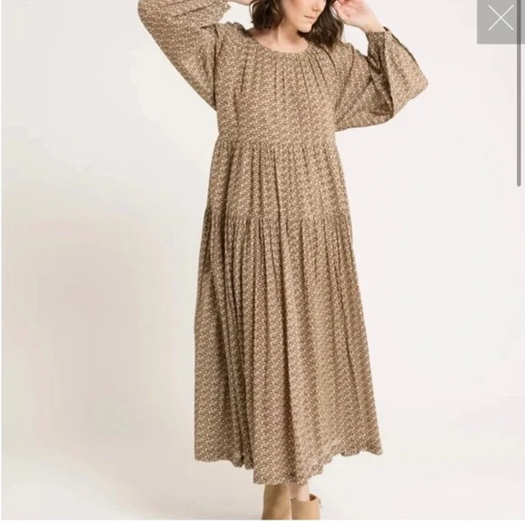 NWOT Laude The Label August Midi Dres - Picture 6 of 10